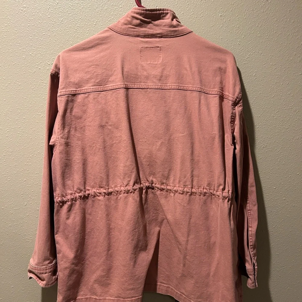 Old Navy Women's Rose Utility Jacket with Drawstring Waist - Picture 5 of 5